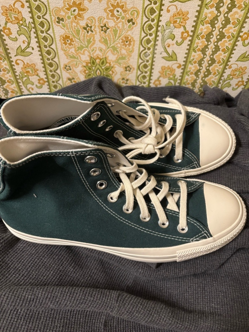 Converse Teal High-Top Chuck Taylor Sneakers